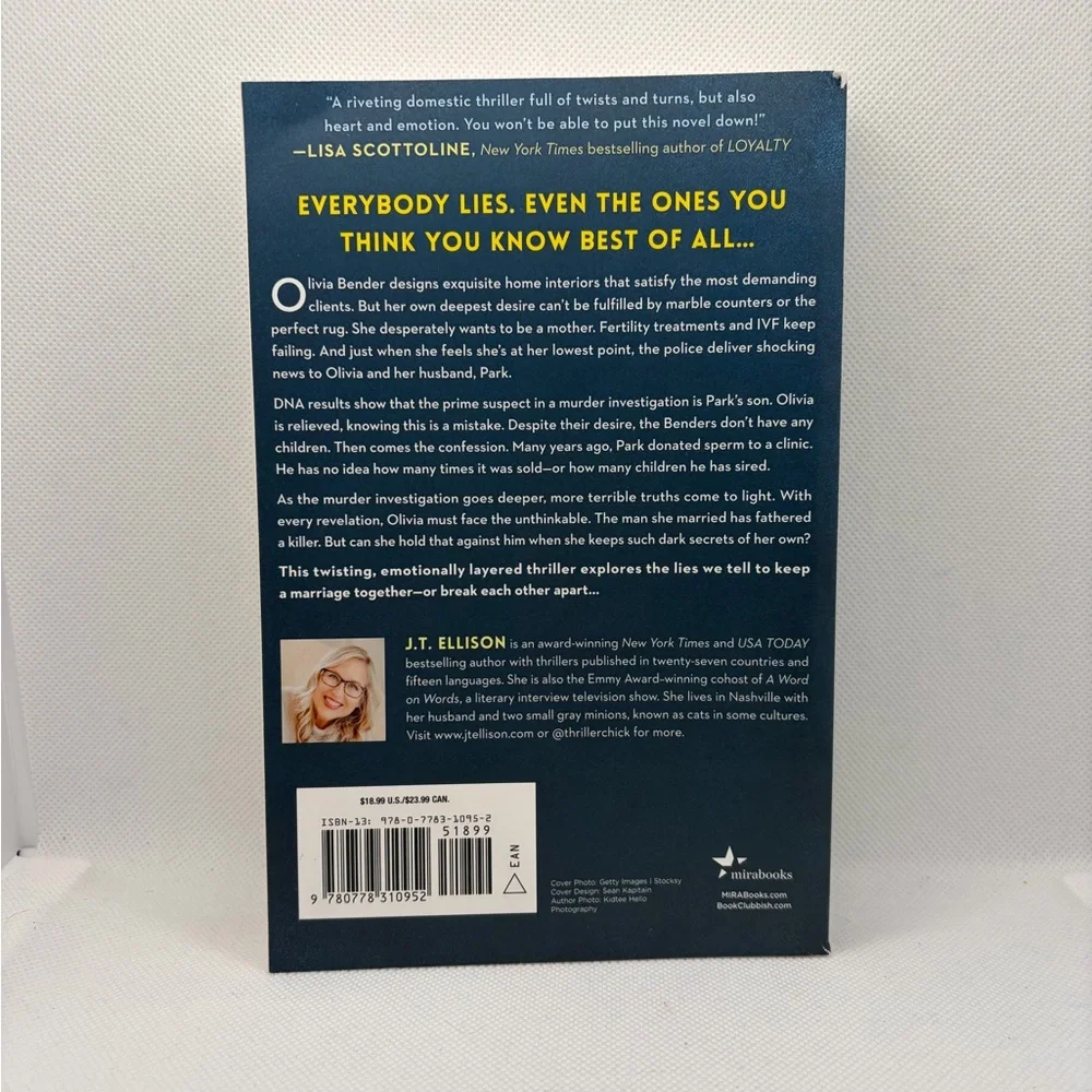 ๐ 3/$15 It's One of Us by J.T. Ellison Book - Picture 2 of 4